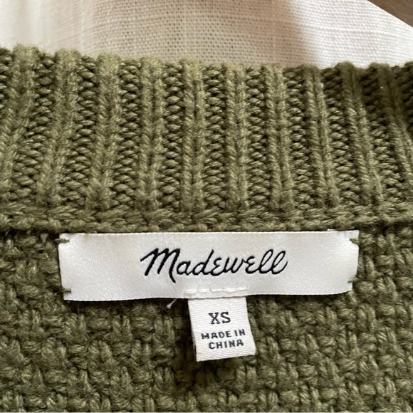 MADEWELL Pickford Pullover Sweater XS green - Picture 9 of 14